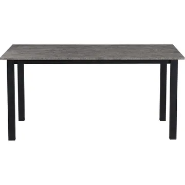 Durham Matbord 160x90 cm - Betonggrå och svart - Möbler - Bord & matgrupper - Matbord & köksbord