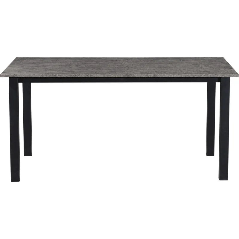 Durham Matbord 160x90 cm - Betonggrå och svart - Möbler - Bord & matgrupper - Matbord & köksbord