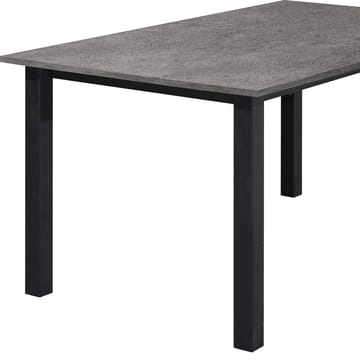 Durham Matbord 160x90 cm - Betonggrå och svart - Möbler - Bord & matgrupper - Matbord & köksbord