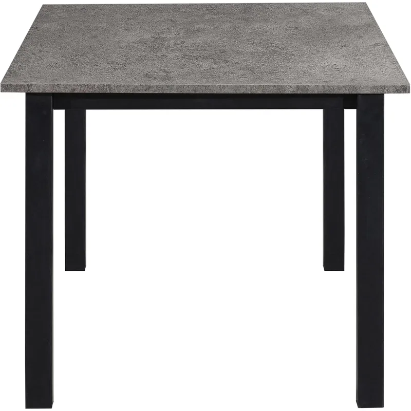Durham Matbord 160x90 cm - Betonggrå och svart - Möbler - Bord & matgrupper - Matbord & köksbord