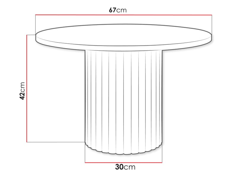 Durvan Soffbord 67 cm - Möbler - Bord & matgrupper - Soffbord