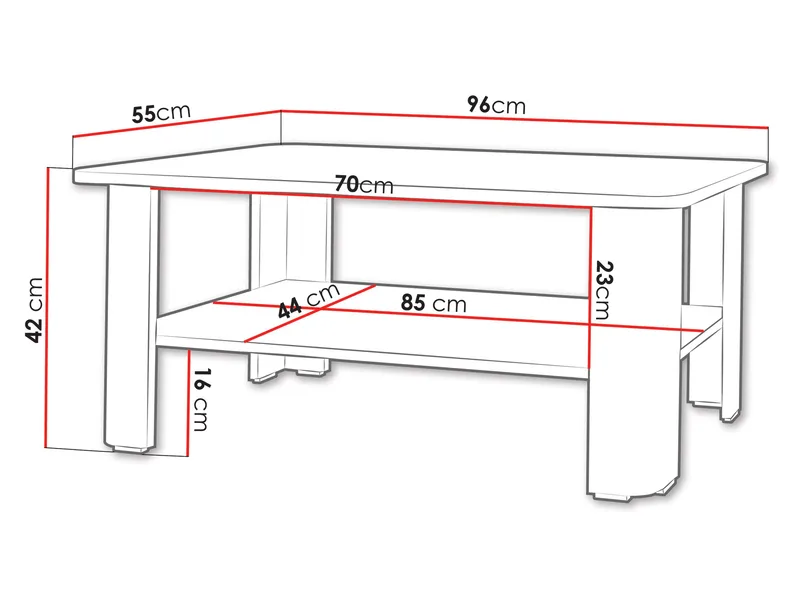 Durvan Soffbord 96 cm - Möbler - Bord & matgrupper - Soffbord