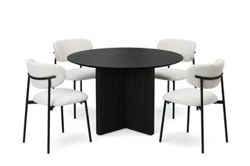 110 cm - Svartlaserad ek