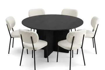 130 cm - Svartlaserad ek