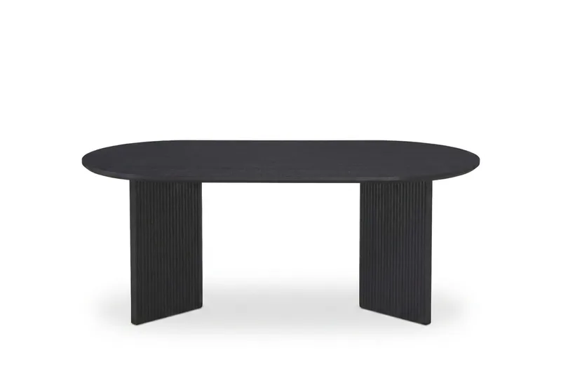 Edda Soffbord Oval 120 cm - Svart - Möbler - Bord & matgrupper - Soffbord