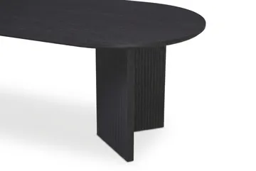 Edda Soffbord Oval 120 cm - Svartlaserad ek - Möbler - Bord & matgrupper - Soffbord
