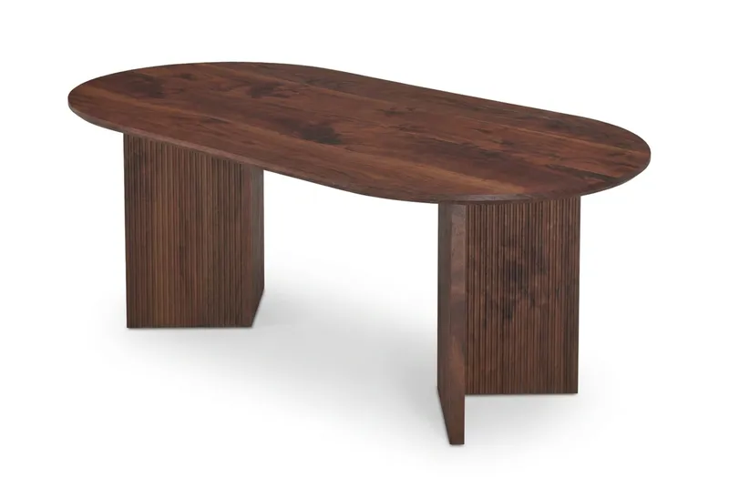 Edda Soffbord Oval 120 cm, Valnöt