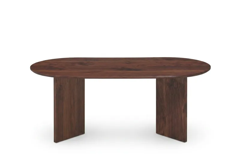 Edda Soffbord Oval 120 cm - Valnöt - Möbler - Bord & matgrupper - Soffbord