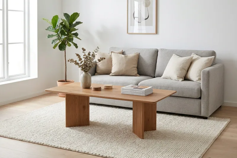 Edda Soffbord Rektangulär 120 cm - Ek - Möbler - Bord & matgrupper - Soffbord