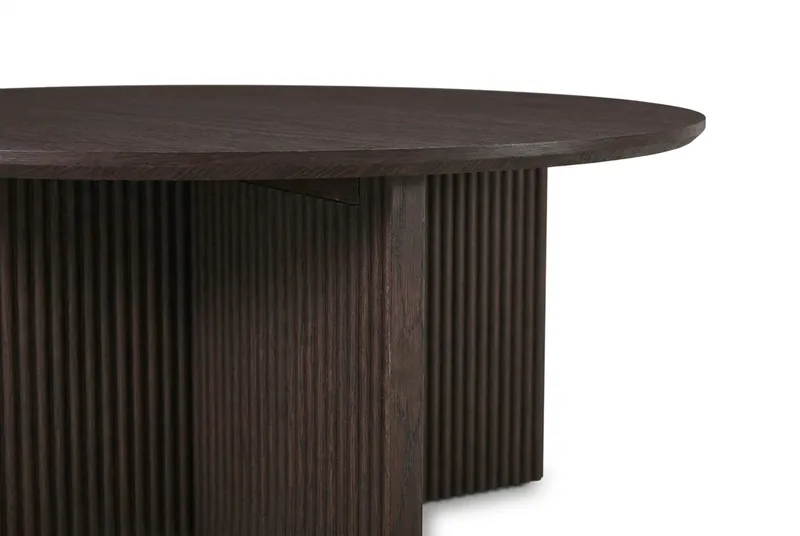 Edda Soffbord Rund 85 cm - Rökt ek - Möbler - Bord & matgrupper - Soffbord
