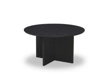 Edda Soffbord Rund 85 cm - Svartlaserad ek - Möbler - Bord & matgrupper - Soffbord