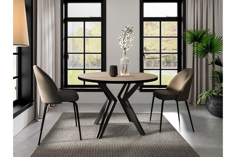 Elan Matbord 176 cm - Svart/Beige - Möbler - Bord & matgrupper - Matbord & köksbord