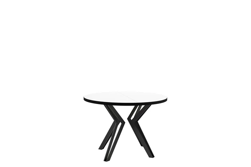 Elan Matbord 176 cm, Svart/Vit