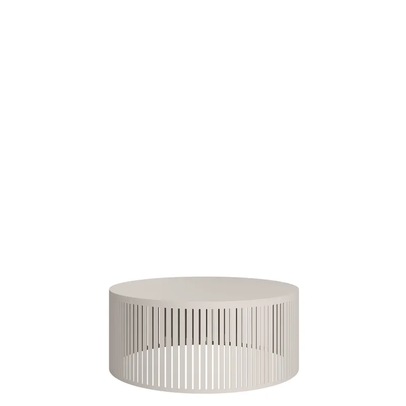 Elenio Soffbord 59 cm Rund, Beige