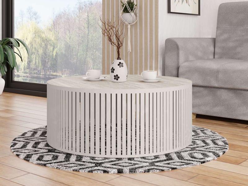 Elenio Soffbord 75 cm Rund - Beige|brun - Möbler - Bord & matgrupper - Soffbord