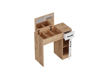 Elgar Sminkbord 77 cm - Brun/Vit - M öbler - Bord & matgrupper - Sminkbord & toalettbord