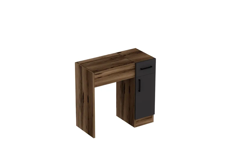 Elgar Sminkbord 77 cm, Ljusbrun/Antracit