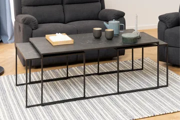 Elgrau Soffbord 120x60 cm - Svart - Möbler - Bord & matgrupper - Soffbord