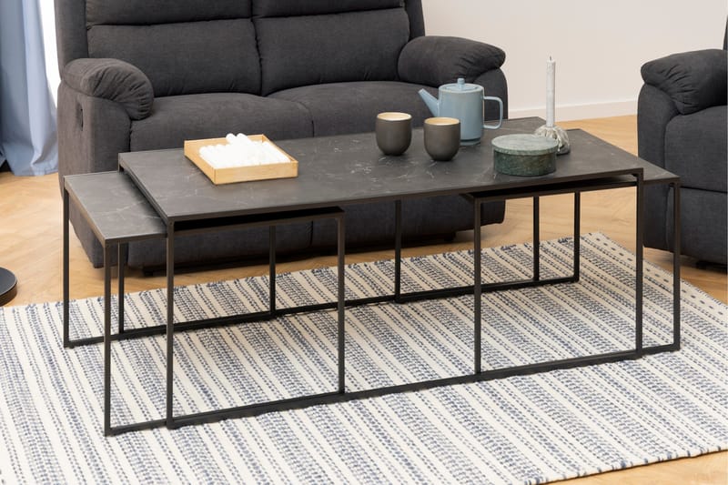 Elgrau Soffbord 120x60 cm - Svart - Möbler - Bord & matgrupper - Soffbord