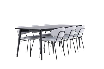 Ellis Matbord 230x85 cm med 6 Chico Matstol - Möbler - Bord & matgrupper - Matgrupper