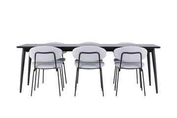 Ellis Matbord 230x85 cm med 6 Chico Matstol - Möbler - Bord & matgrupper - Matgrupper