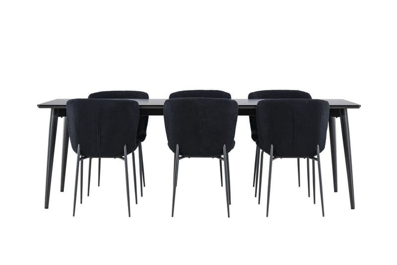 Ellis Matbord 230x85 cm med 6 Modesto Matstol - Möbler - Bord & matgrupper - Matgrupper