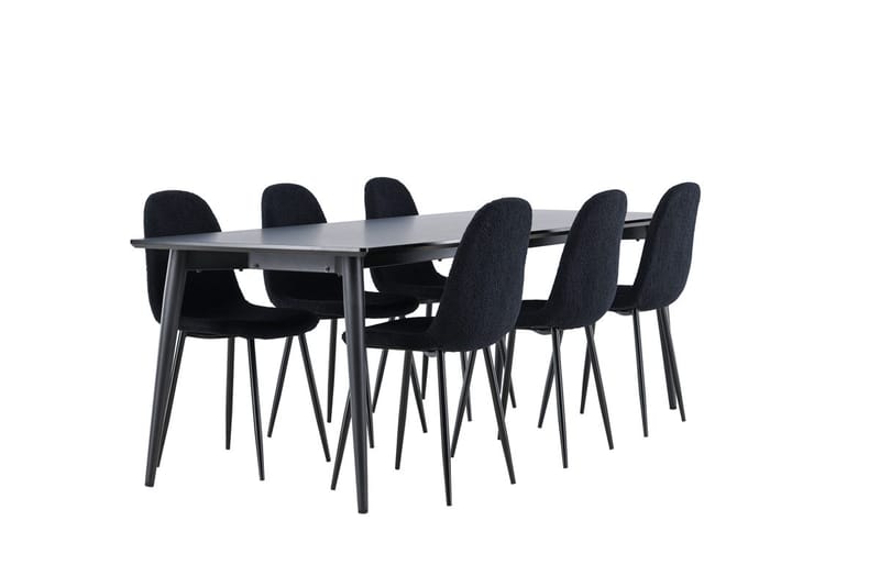 Ellis Matbord 230x85 cm med 6 Polar Matstol - Möbler - Bord & matgrupper - Matgrupper
