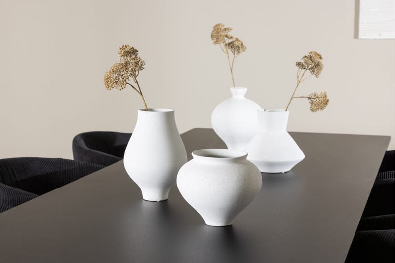 Ellis Matgrupp 230 cm Rektangulär med 6 Berit stolar - Svart/Svart - Möbler - Bord & matgrupper - Matgrupper