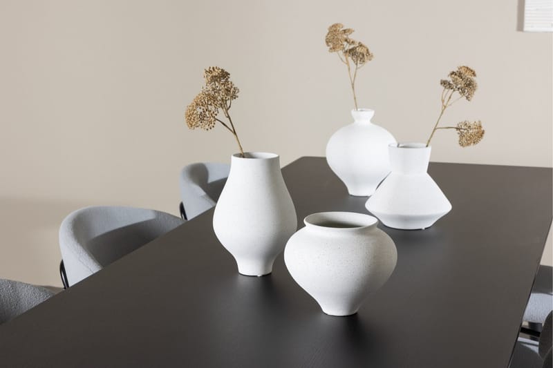 Ellis Matgrupp 230 cm Rektangulär med 6 Chico stolar - Svart/Blå - Möbler - Bord & matgrupper - Matgrupper