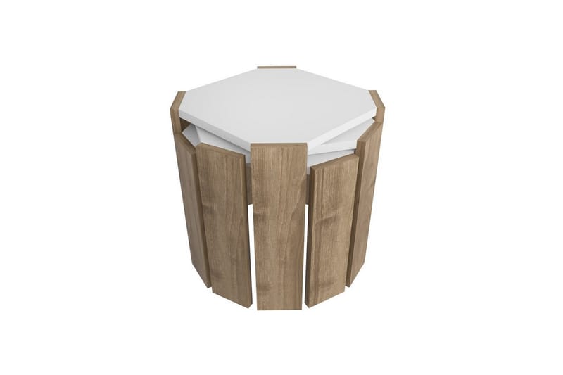 Elvaran Soffbord 44,5 cm - Brun/Vit - Möbler - Bord & matgrupper - Soffbord