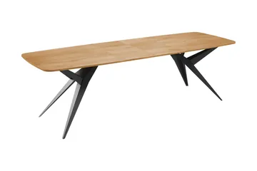Elvora Matbord 160 cm Rektangulär - Brun/Svart - Möbler - Bord & matgrupper - Matbord & köksbord