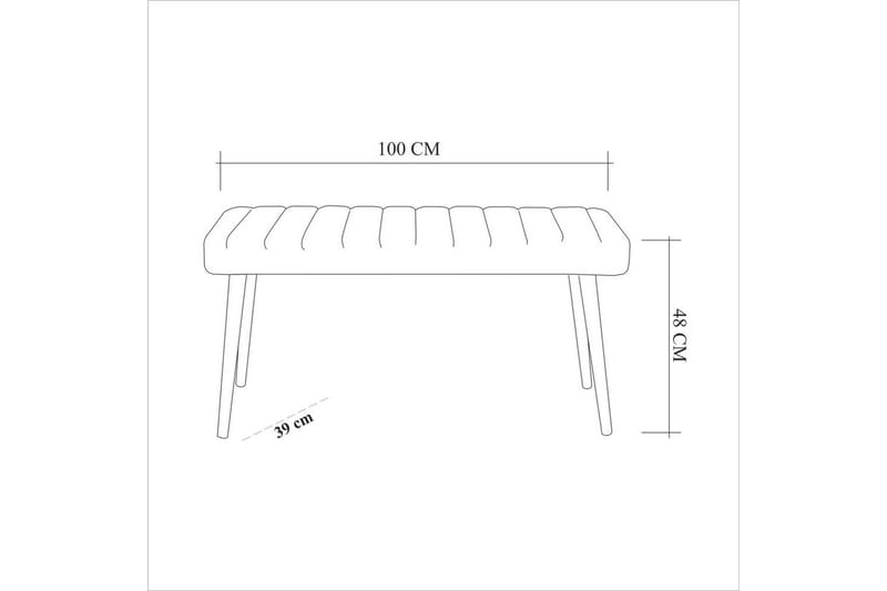 Ergene Matgrupp 120 cm Rektangulär - Natur/Grå - Möbler - Bord & matgrupper - Matgrupper