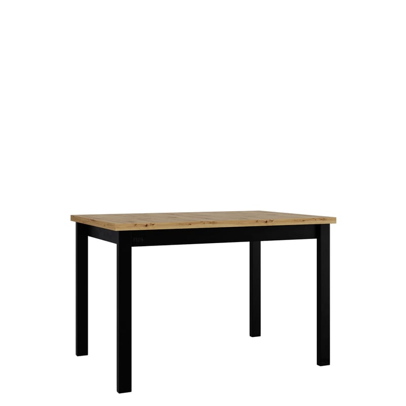 Ericka Matbord 120 cm Rektangulär, Svart/Brun