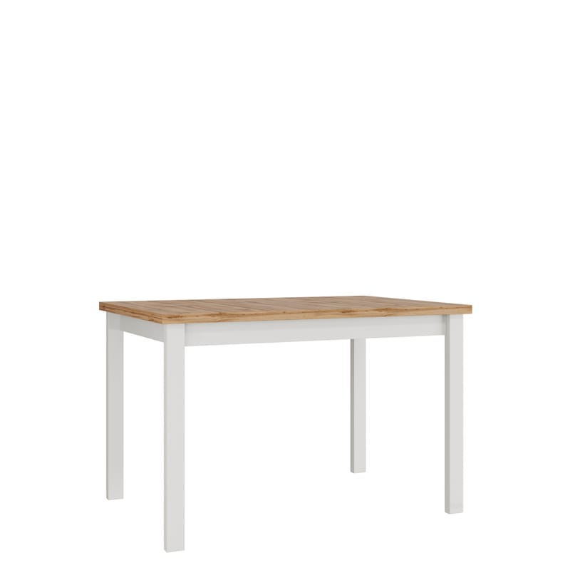 Ericka Matbord 120 cm Rektangulär, Vit/Brun