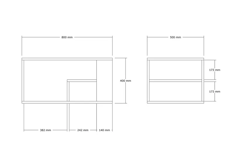 Eros Soffbord 80 cm Beige - Beige - Möbler - Bord & matgrupper - Soffbord