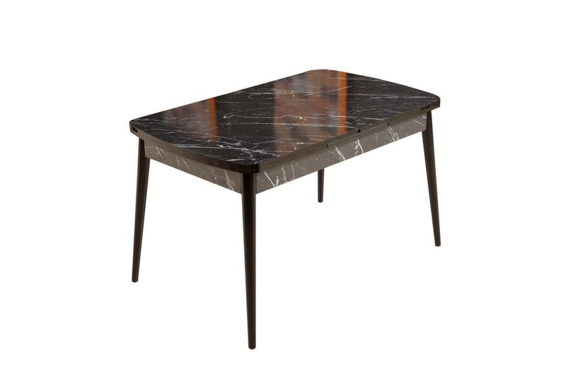 Eryon Matbord 132 cm Rektangulär - Svart/Vit - Möbler - Bord & matgrupper - Matbord & köksbord