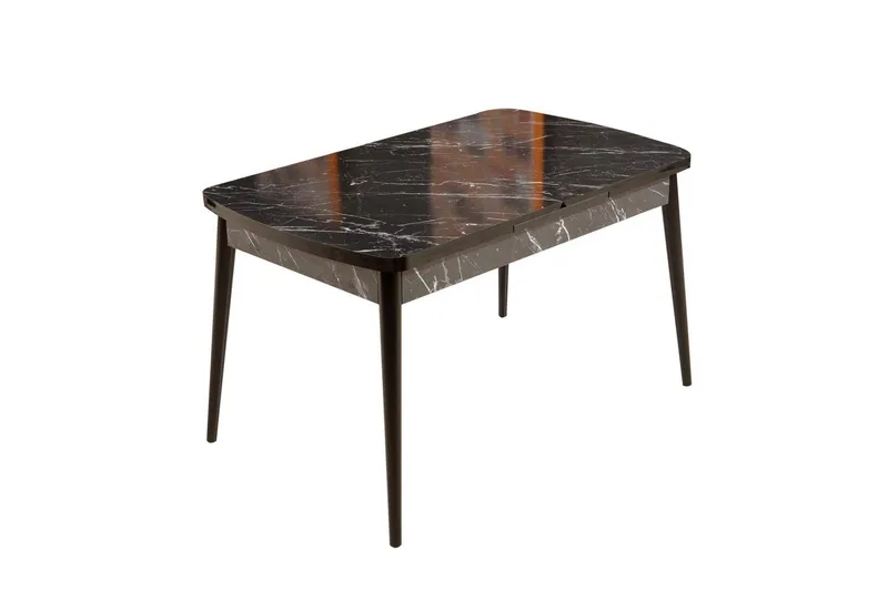 Eryon Matbord 132 cm Rektangulär - Svart/Vit - Möbler - Bord & matgrupper - Matbord & köksbord