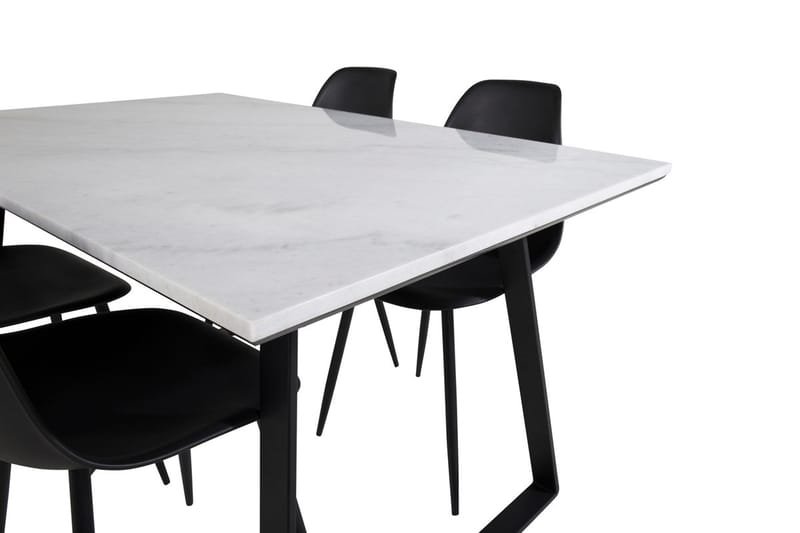 Estelle matbord med 4 Polar Matstol - Möbler - Bord & matgrupper - Matgrupper