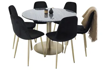 Estelle Matgrupp 106 cm Rund med 6 Polar stolar