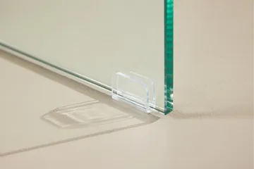 Ester Rektangulärt Soffbord i Trä och Glas - Vit - Möbler - Bord & matgrupper - Soffbord