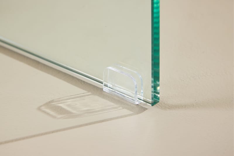 Ester Rektangulärt Soffbord i Trä och Glas - Vit - Möbler - Bord & matgrupper - Soffbord
