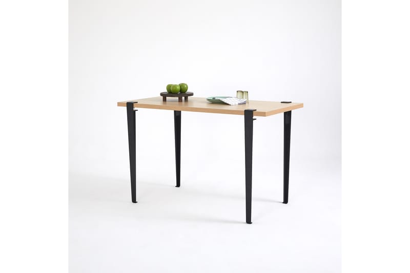 Eurotas Matbord 120x60 cm Brun/Svart - Hanah Home - Möbler - Bord & matgrupper - Matbord & köksbord