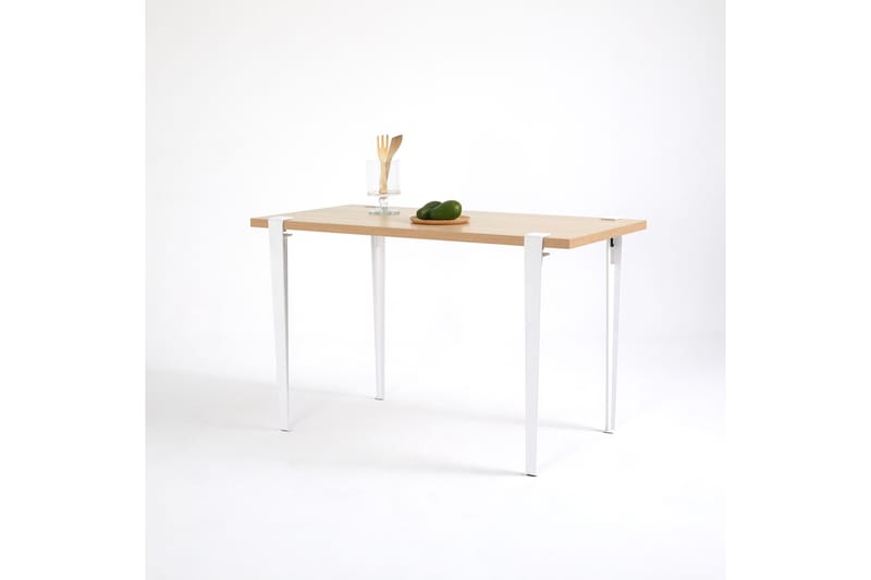 Eurotas Matbord 120x60 cm Brun/Vit - Hanah Home - Möbler - Bord & matgrupper - Matbord & köksbord