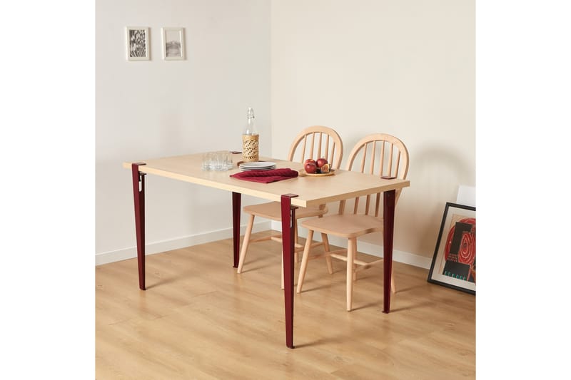 Eurotas Matbord 120x60 cm Mörkbrun - Hanah Home - Möbler - Bord & matgrupper - Matbord & köksbord