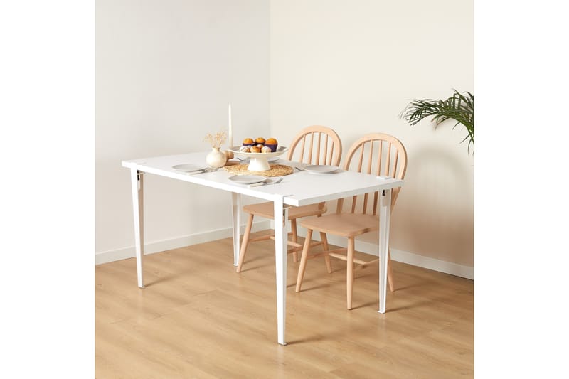 Eurotas Matbord 120x60 cm Vit - Hanah Home - Möbler - Bord & matgrupper - Matbord & köksbord