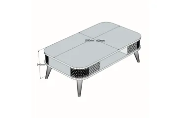 Eylul Soffbord 105 cm - Beige - Möbler - Bord & matgrupper - Soffbord