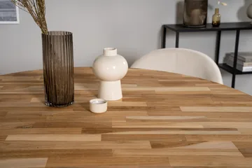 Ezra Matgrupp 100 cm Rund med 4 Sedavi Stolar - Beige - Möbler - Bord & matgrupper - Matgrupper