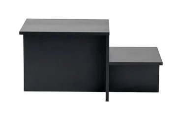Fabrony Rektangulärt Soffbord 80x40 cm i Mörkt Trä - Svart - Möbler - Bord & matgrupper - Soffbord