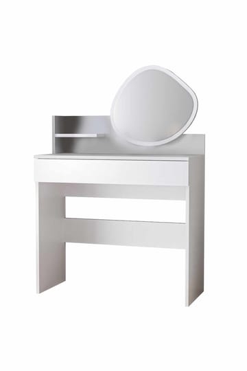 Fabrony Sminkbord med spegel 90 cm - Vit - Möbler - Bord & matgrupper - Sminkbord & toalettbord