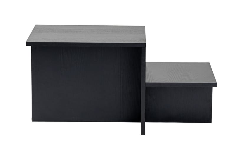Fabrony Soffbord 80x40 cm Svart, undefined